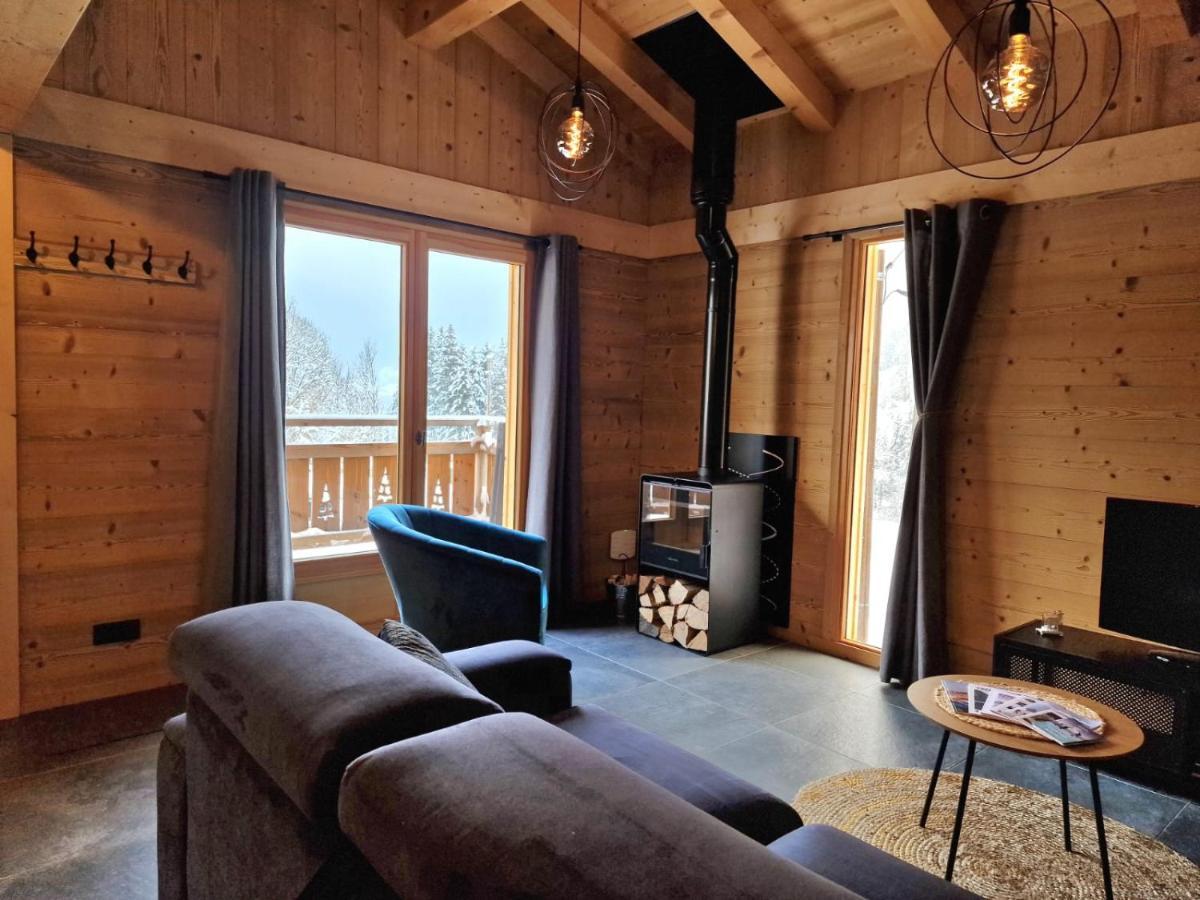 Chalet cosy et moderne vue montagnes Seytroux Eksteriør billede